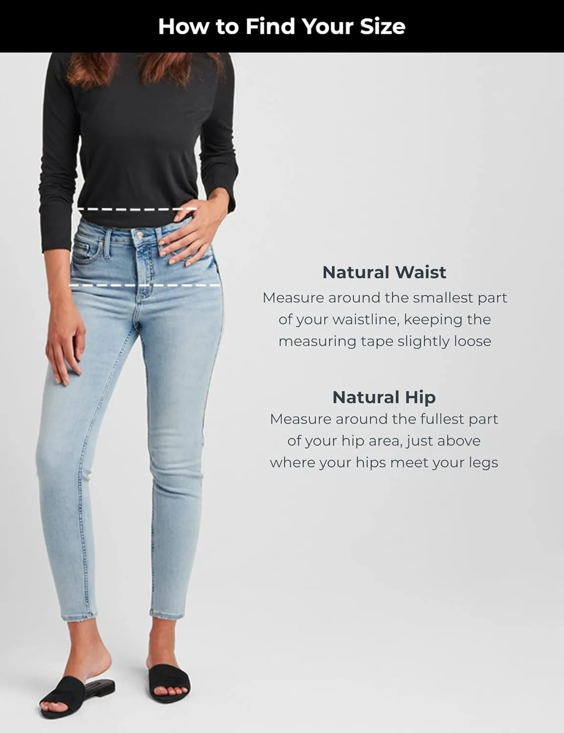 Silver Jeans Co. Women's Infinite Fit High Rise Skinny Leg Jeans
