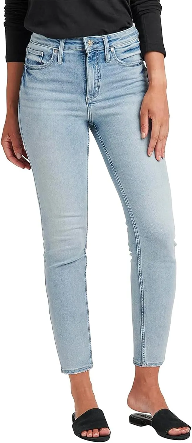 Silver Jeans Co. Women's Infinite Fit High Rise Skinny Leg Jeans