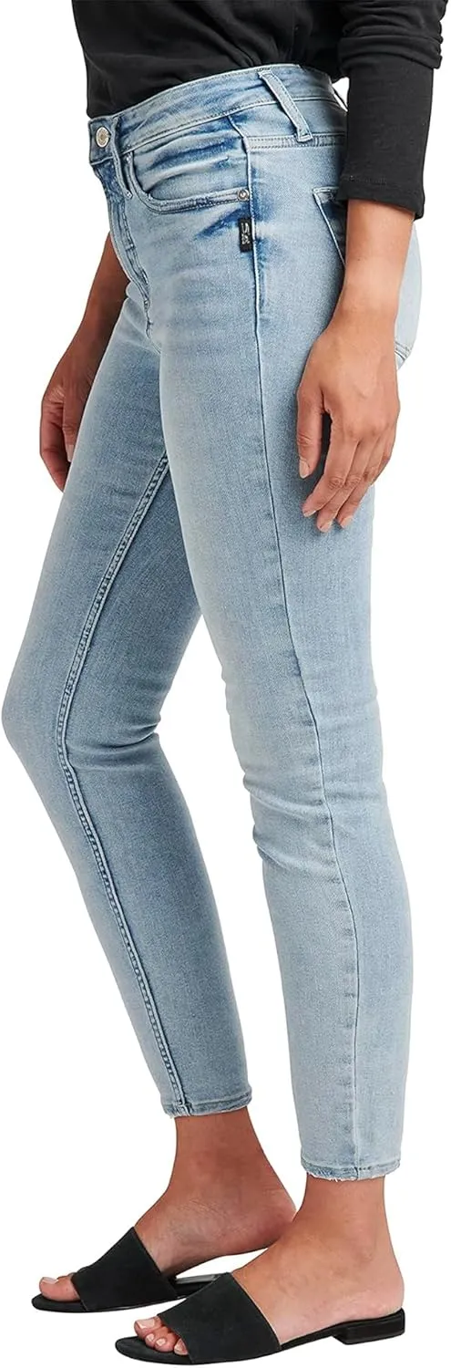 Silver Jeans Co. Women's Infinite Fit High Rise Skinny Leg Jeans