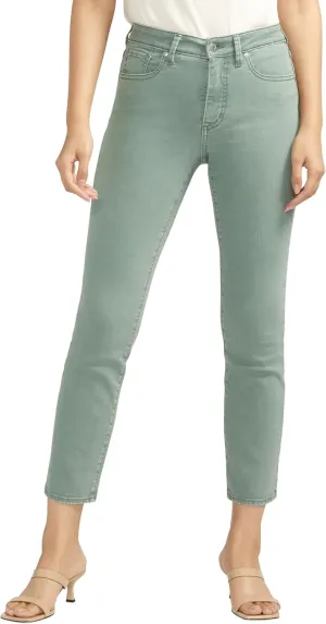 Silver Jeans Co. Women's Isbister High Rise Straight Leg Jeans