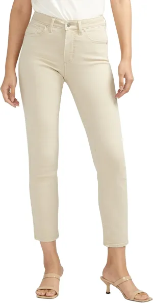 Silver Jeans Co. Women's Isbister High Rise Straight Leg Jeans