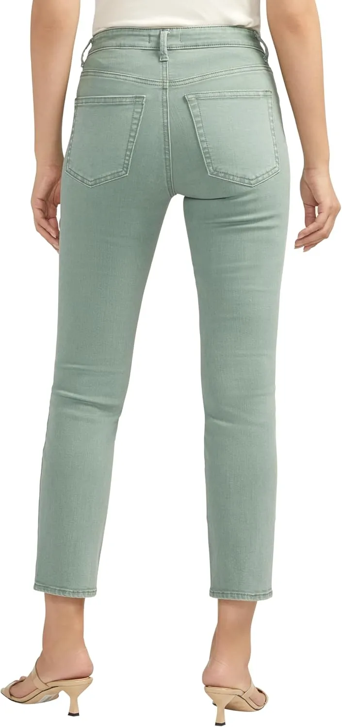 Silver Jeans Co. Women's Isbister High Rise Straight Leg Jeans