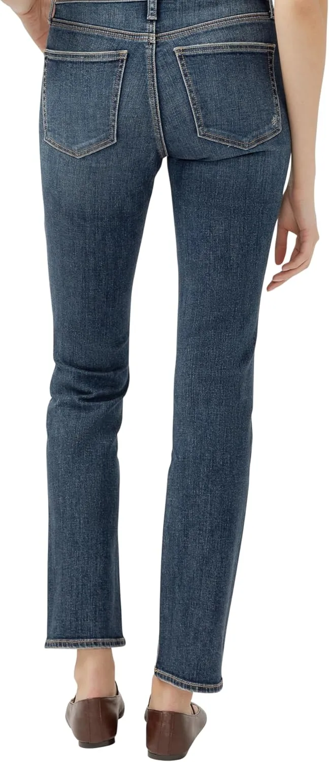 Silver Jeans Co. Women's Most Wanted Mid Rise Straight Leg Jeans