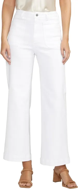 Silver Jeans Co. Women's Vintage Patch Pocket Wide Leg High Rise Jeans-Legacy