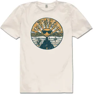 Soul Flower Unisex Long Strange Trip Organic Cotton Short Sleeve T-Shirt, White Crew Neck Tee for Men and Women