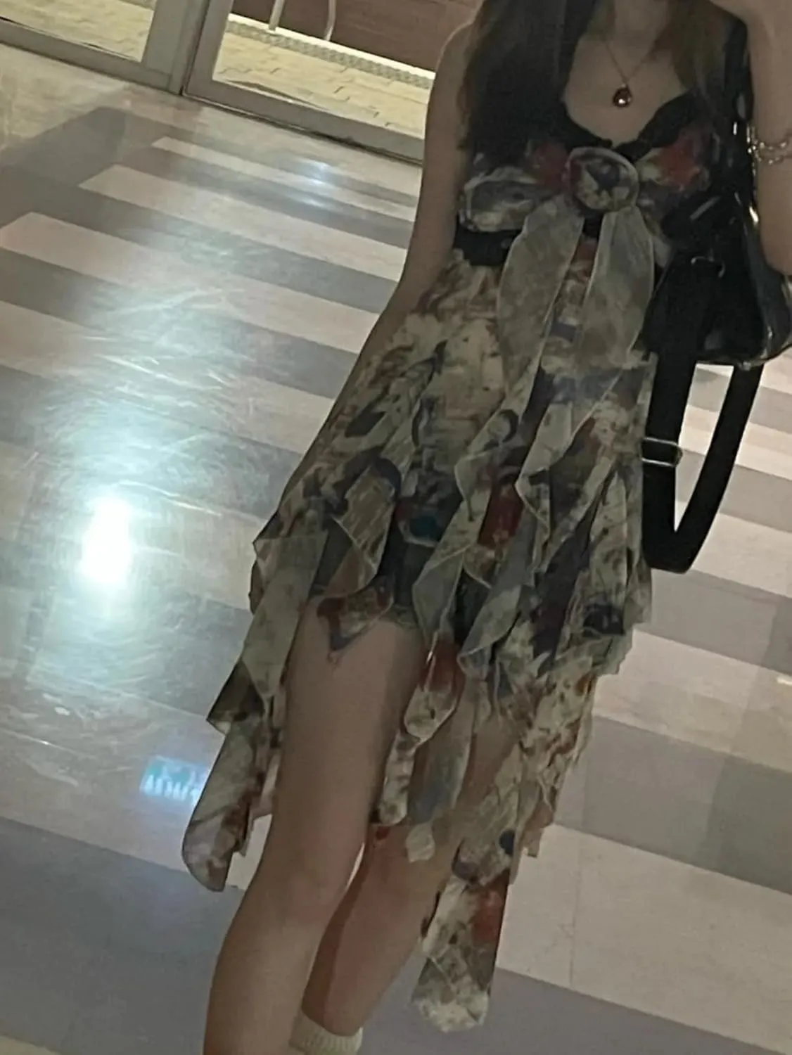 Spaghetti Strap Tank Top Flowy Tops Women Floral Mesh Top Coquette Camisole Tops Y2k Fairy Grunge Clothes 2000s