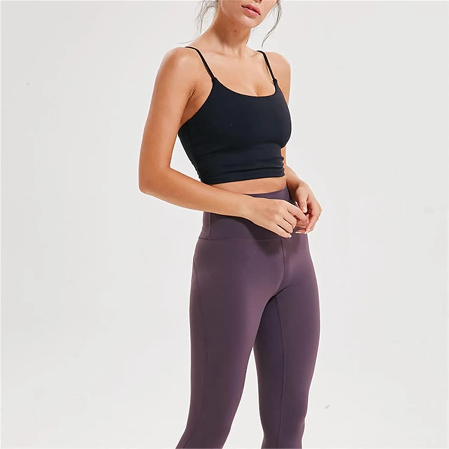 Sports Tank Tops For Women Seamless Built In Bra Camisoles White Tank Top Women Plus Size Bustier Top
