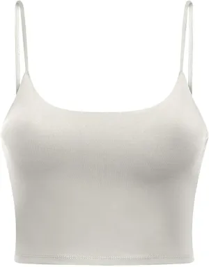 Sports Tank Tops For Women Seamless Built In Bra Camisoles White Tank Top Women Plus Size Bustier Top