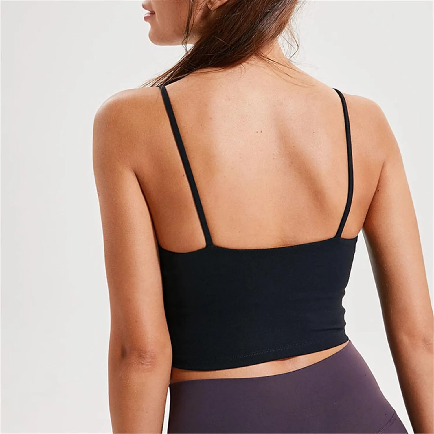 Sports Tank Tops For Women Seamless Built In Bra Camisoles White Tank Top Women Plus Size Bustier Top