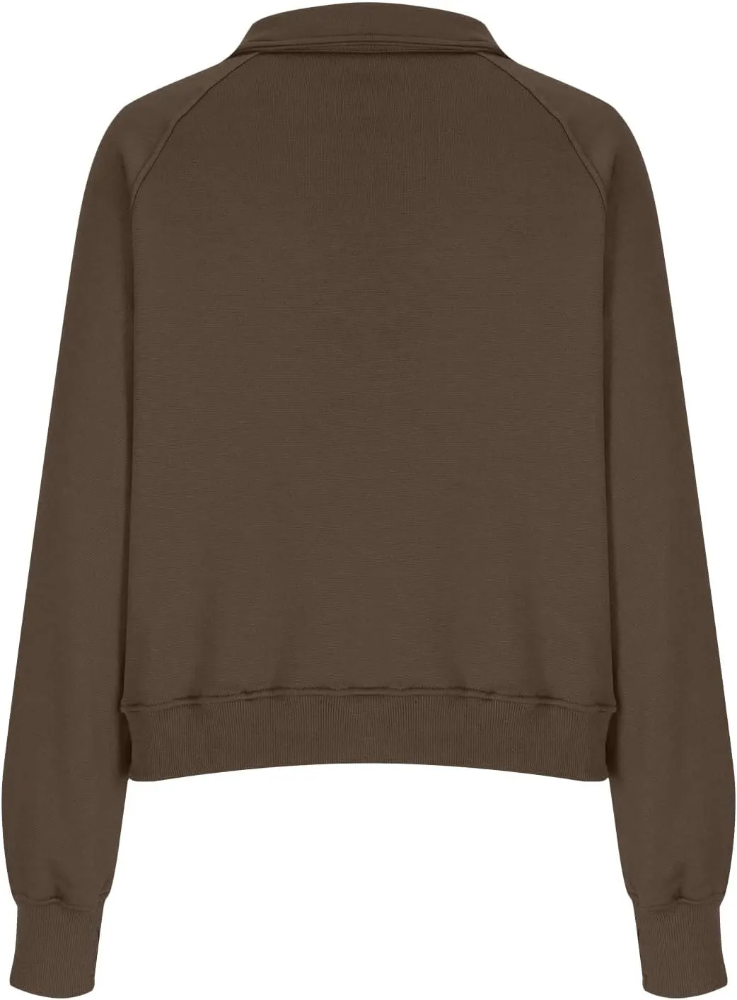 Sweatshirt for Women Half Zip Cropped Pullover Fleece Quarter Zipper Hoodies Fall Outfits Clothes Thumb Hole