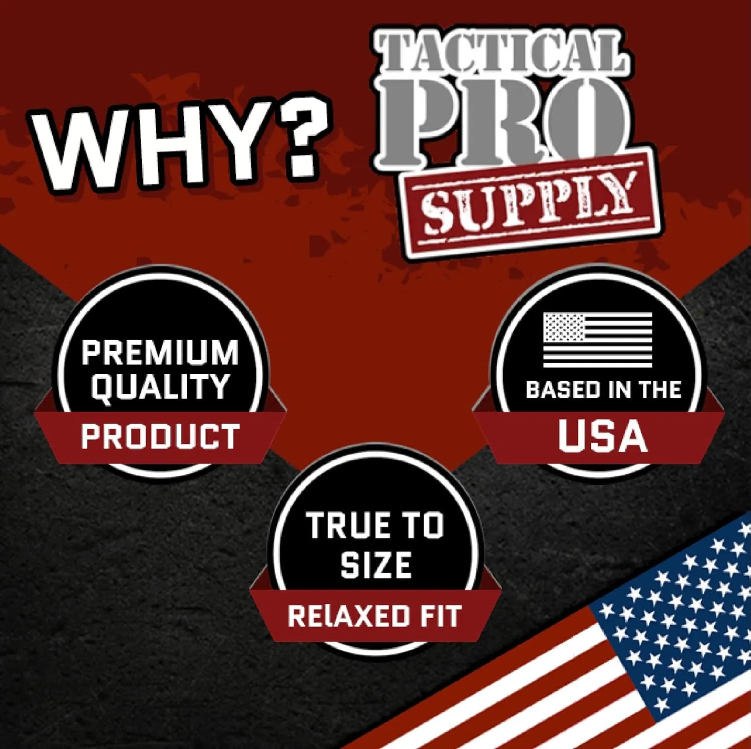 Tactical Pro Supply Patriotic Flag Pro Gun Heavyweight Hoodies for Men and Women | Designed and Decorated in The USA