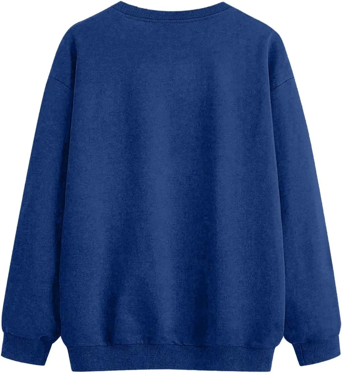 TEXAS Oversized Sweatshirt for Women Long Sleeve Crewneck Letter Graphic Print Casual Pullover Top Y2k Fall Winter Clothes
