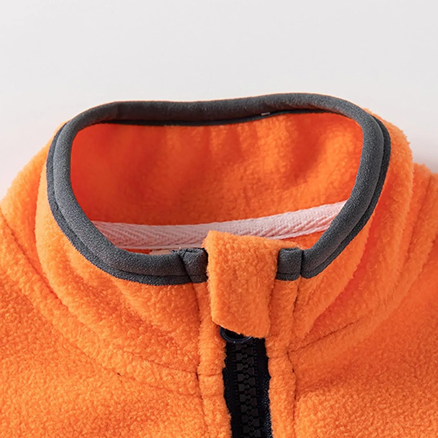 Toddler Baby Boy Girl Fleece Vest Coat Sleeveless Zipper Waistcoat with Pockets Fall Winter Warm Outerwear