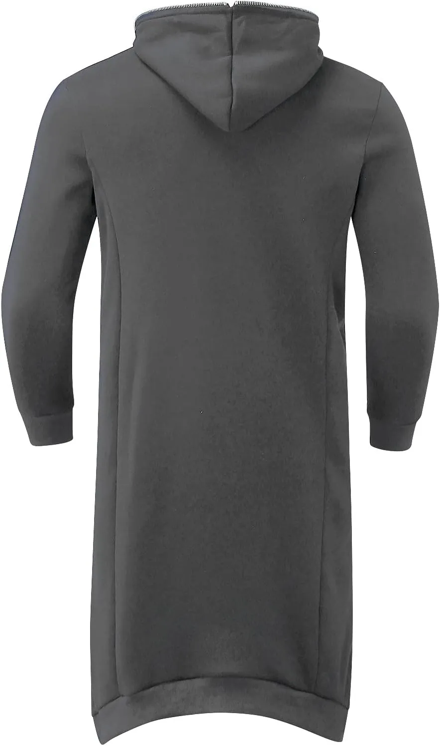 TUQIDEWU Hoodies for Men Pullover, Full Zipper Cloak Cardigan with Hood Long Tunic Sweatshirts Jackets Gothic Street Hoodies
