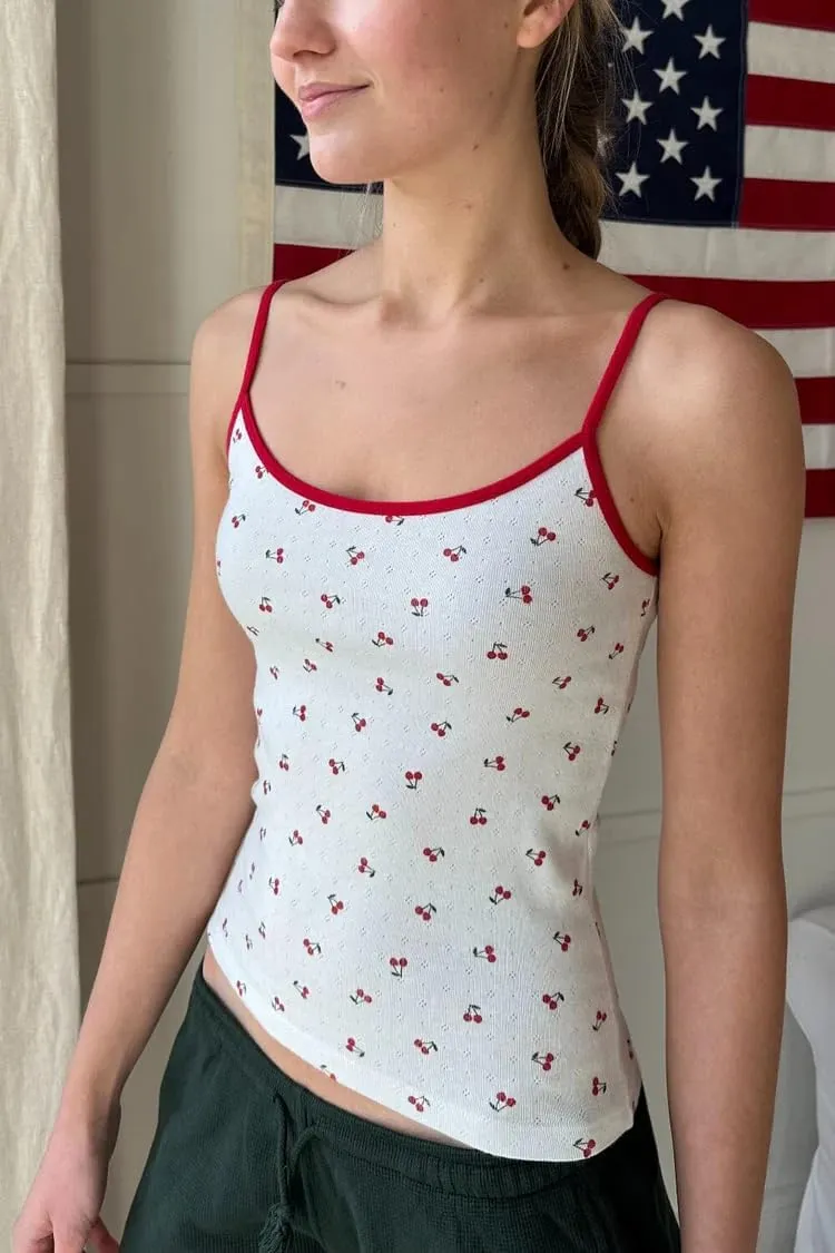 UAURORAO Women Sexy Scoop Neck Tank Top Adjustable Spaghetti Strap Camisole Shirts Slim Fitted Crop Top Basic Undershirt