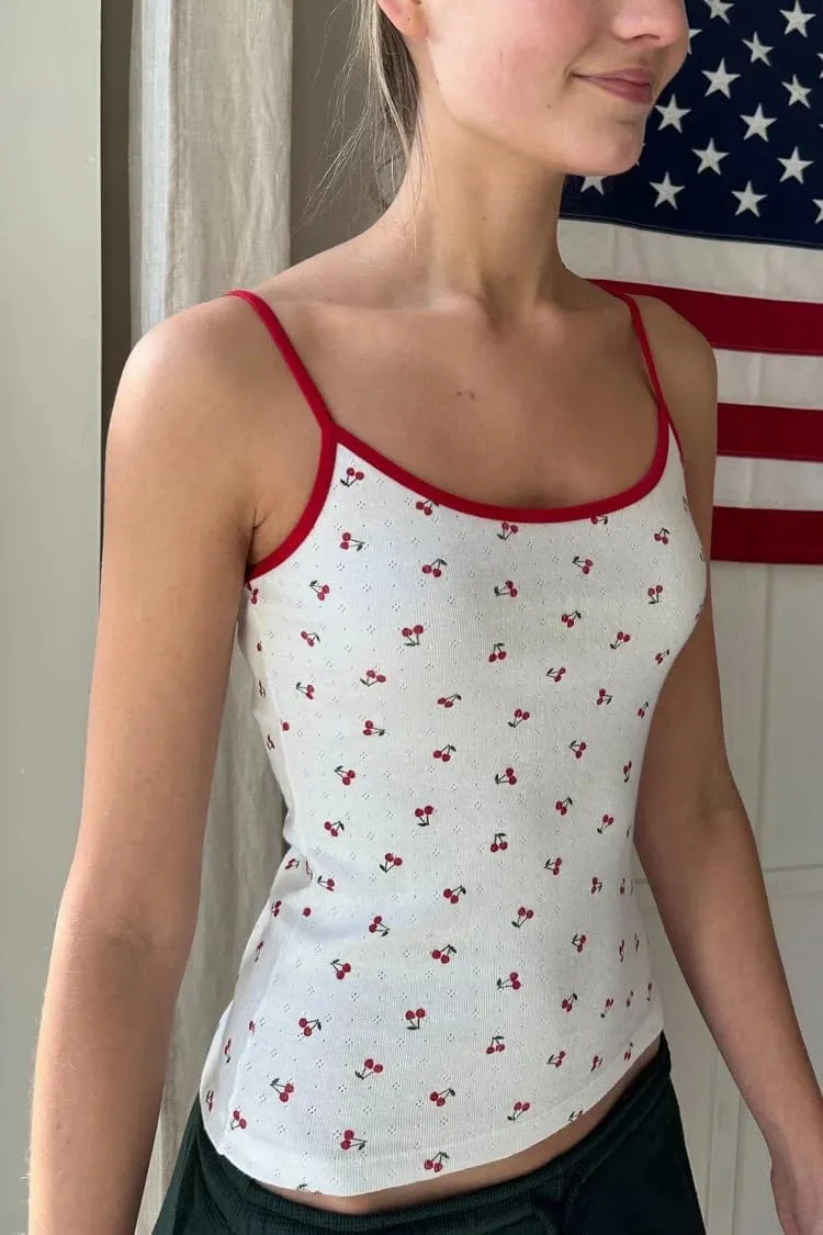 UAURORAO Women Sexy Scoop Neck Tank Top Adjustable Spaghetti Strap Camisole Shirts Slim Fitted Crop Top Basic Undershirt