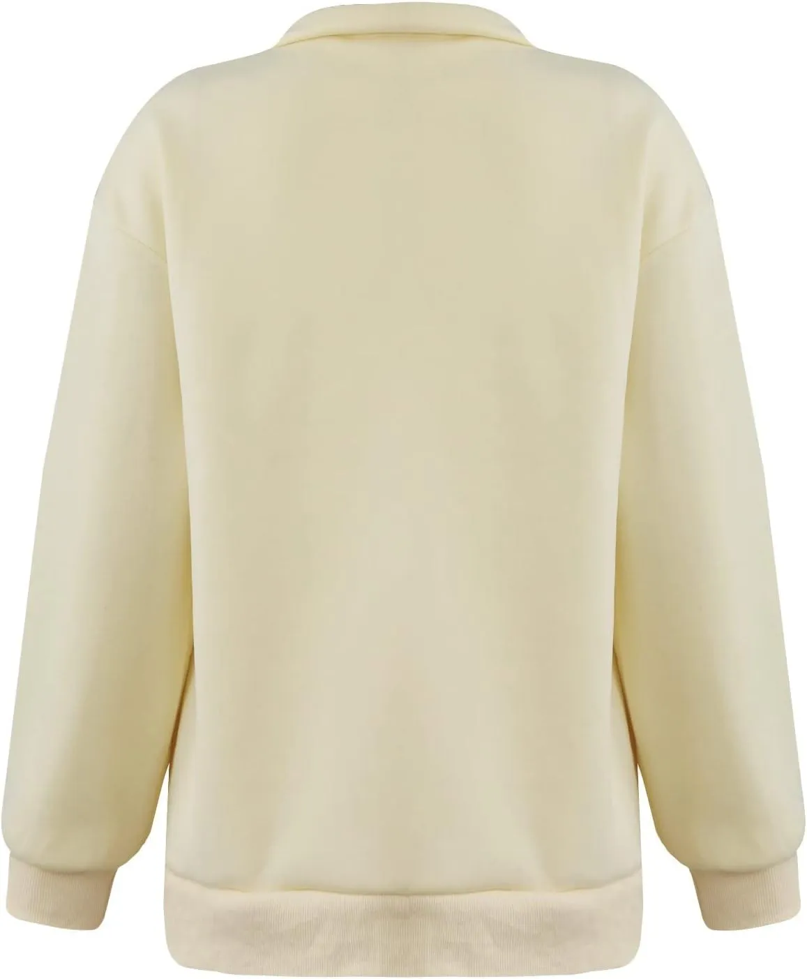 UOQAPRE Oversized Sweatshirt for Women Long Sleeve Womens Sweaters Half Zip Pullover Women Clothes for Girls Christmas
