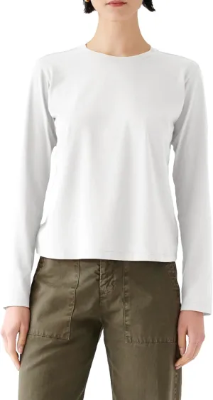 Velvet by Graham & Spencer Women's Vicente by Jenny Graham Organic Jersey Long Sleeve Tee