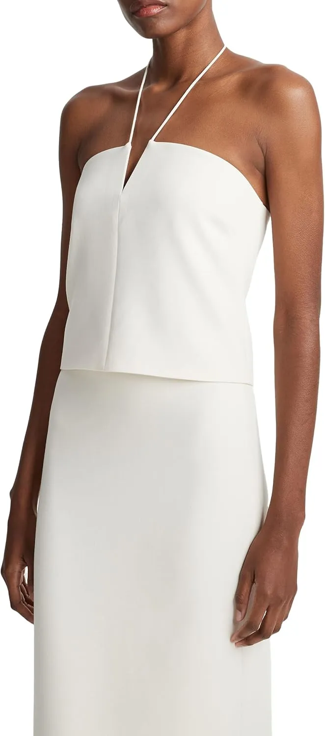 Vince Women's Slit Neck Halter Top