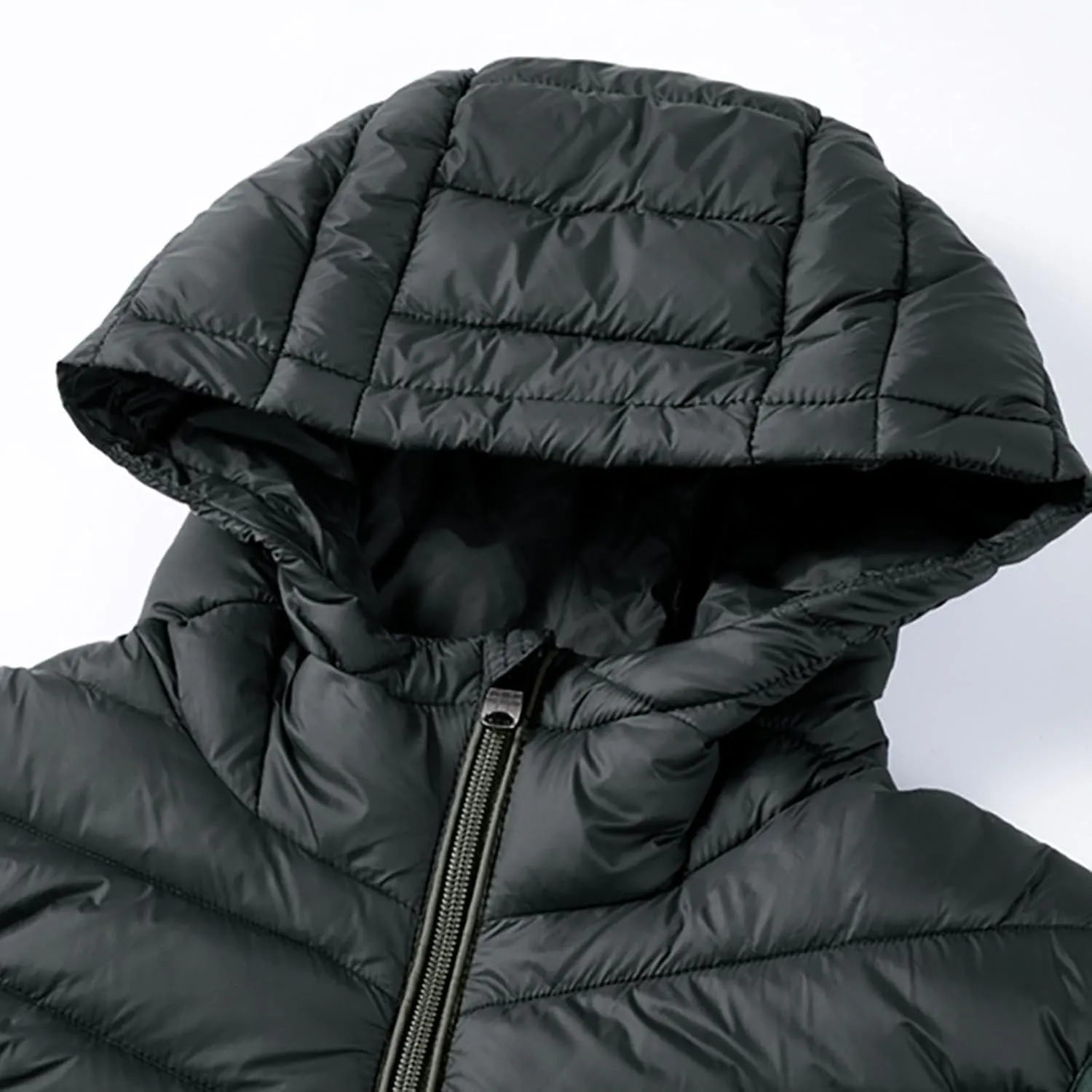 Waistcoat for Men's Fall Winter Warm Cotton Padded Sleeveless Snow Jackets Trendy Color Block Plus Size Vest Coat