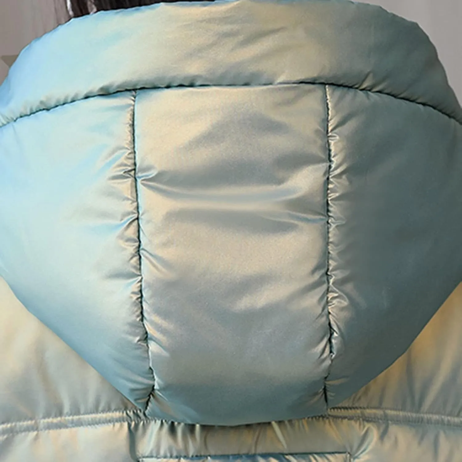 Women Lightweight Puffer Vest Packable Long Winter Coat Zip Up Quilted Jackets Hooded Sleeveless Plus Size Warm Vest