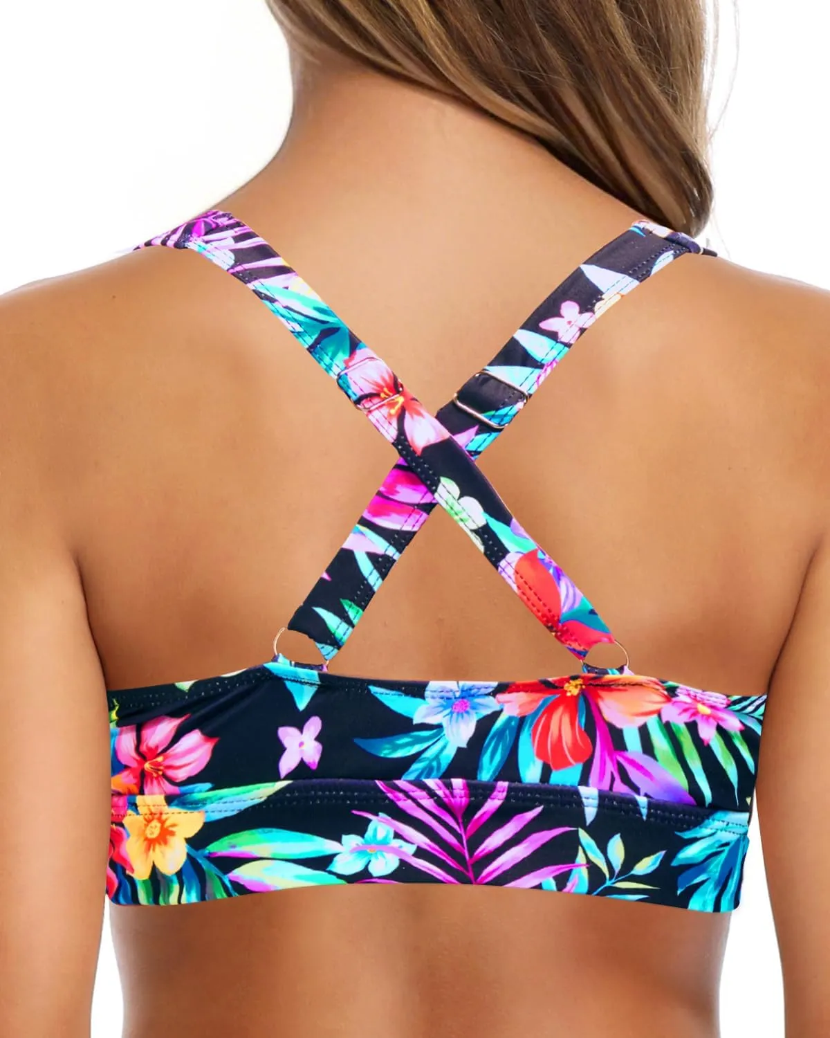 Women Underwire Bikini Top Only - Push Up Swimsuit Top Large Bust Bathing Suit Tops 2025 Supportive Swim Tops