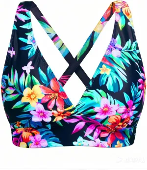 Women Underwire Bikini Top Only - Push Up Swimsuit Top Large Bust Bathing Suit Tops 2025 Supportive Swim Tops