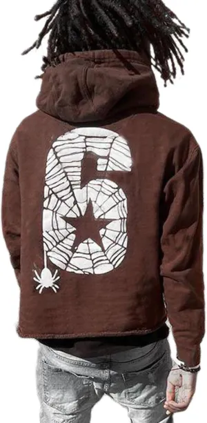 Women Y2k Graphic Hoodie Spider Letter Print Oversized Pullover Sweatshirt Long Sleeve Aesthetic Hoodies Streetwear