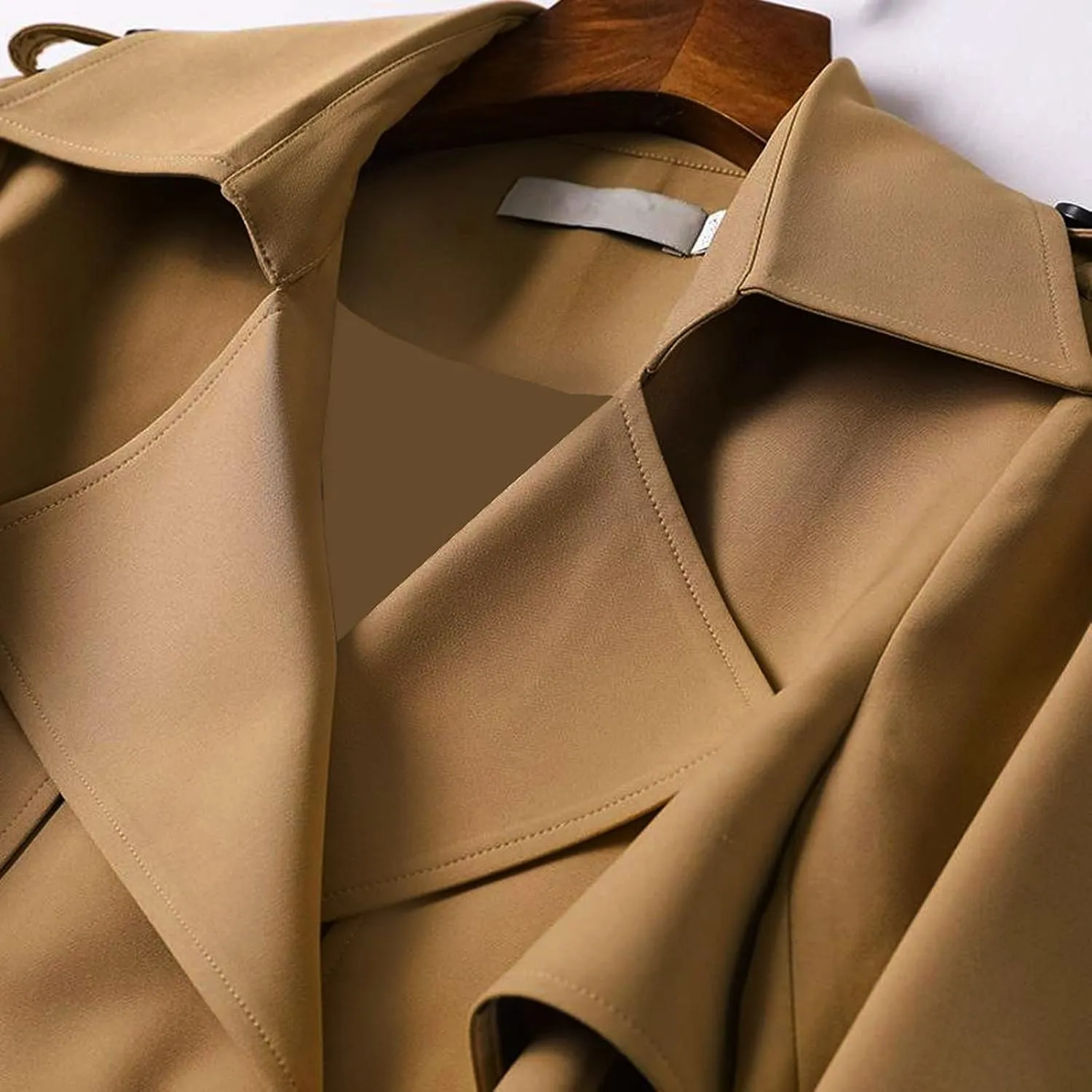 Women's Coats Basic Long Jacket Coat Coat Trench Long Jacket Ladies Slim Long Belt Elegant Winter Coats for Women