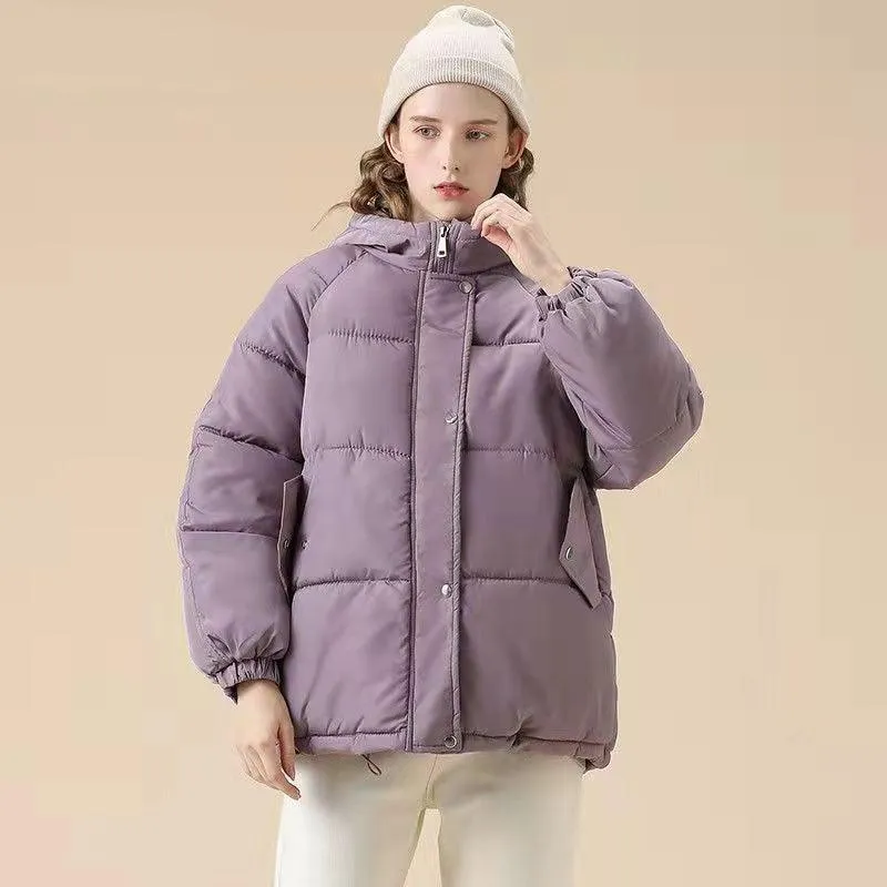 Women's Cotton-padded Korean Style Loose Down Padded Jacket
