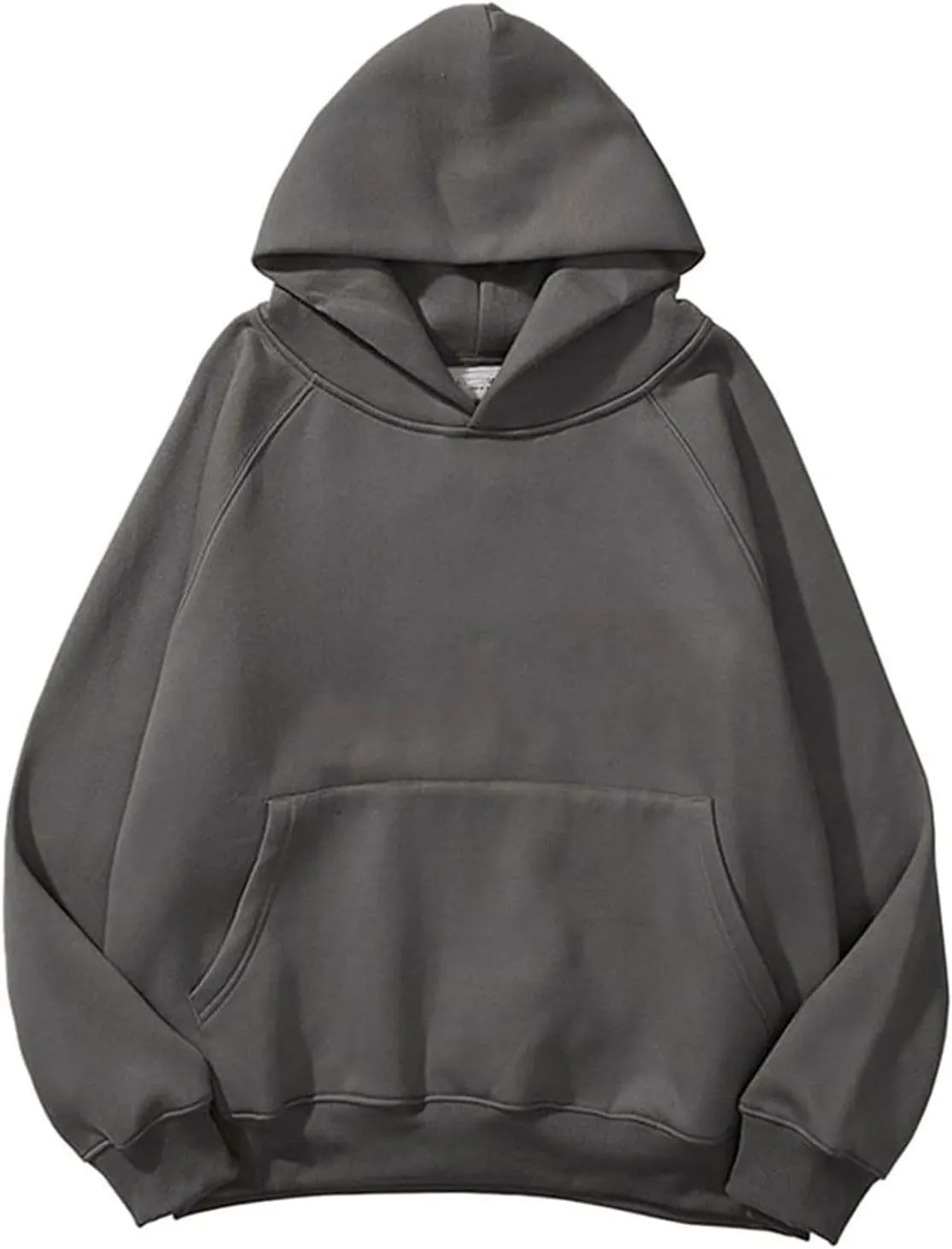 Women's Oversized Hoodies Solid Color Fleece Sweatshirts Long Sleeve Sweaters Pullover Fall Outfits with Pocket