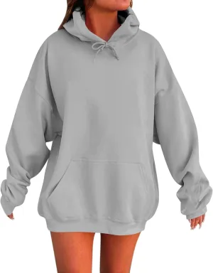 Womens Oversized Hoodies Winter Cotton Sweatshirts Pullover 2024 Fashion Tops Trendy Women Graphic Hoodies