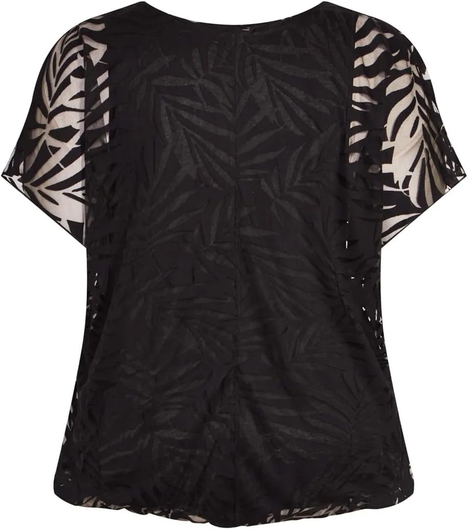 Women's Plus Size Elora Burnout Top