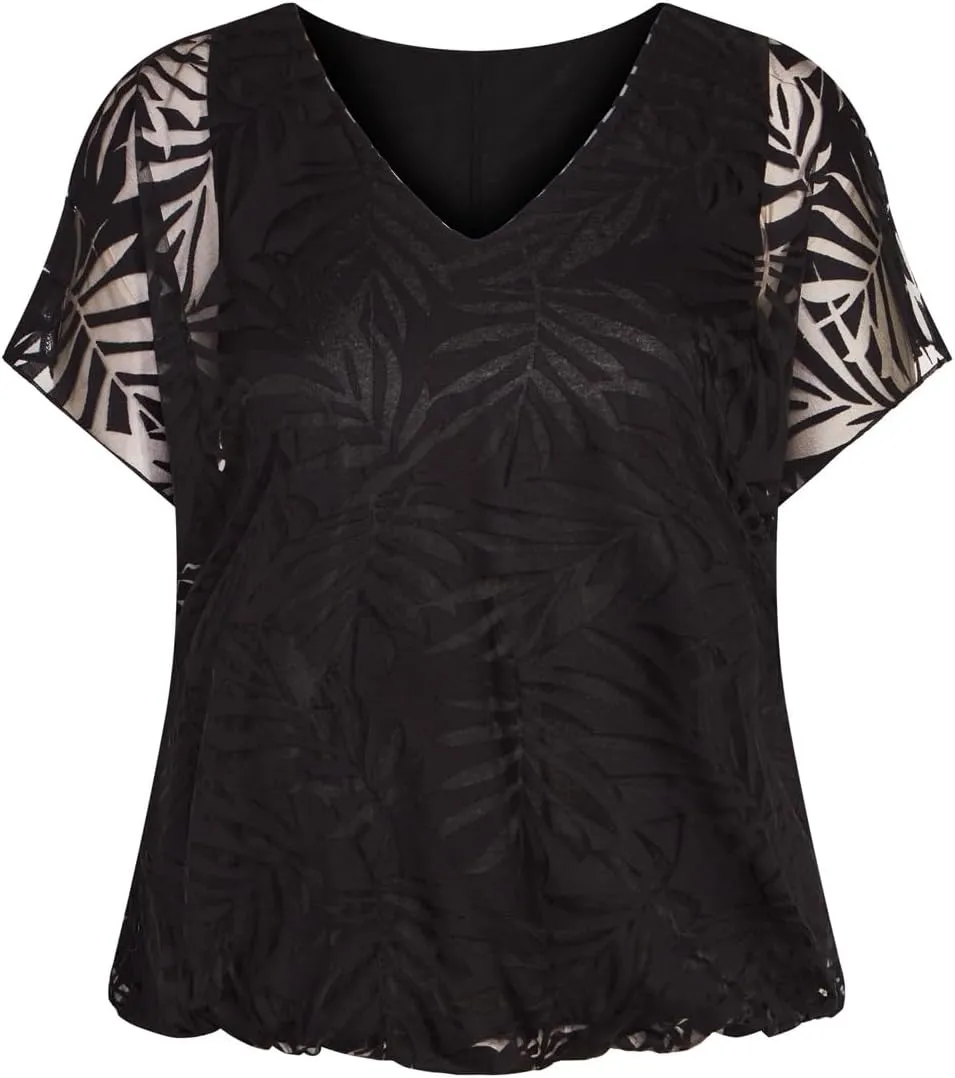 Women's Plus Size Elora Burnout Top