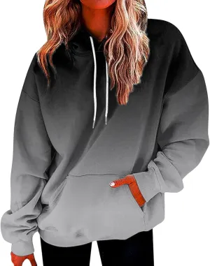 Womens Sweatshirt, Oversized Sweatshirt for Women Fall Half Zip Pullover Long Sleeve Shirt Hoodies Teen Girls Y2K Clothes