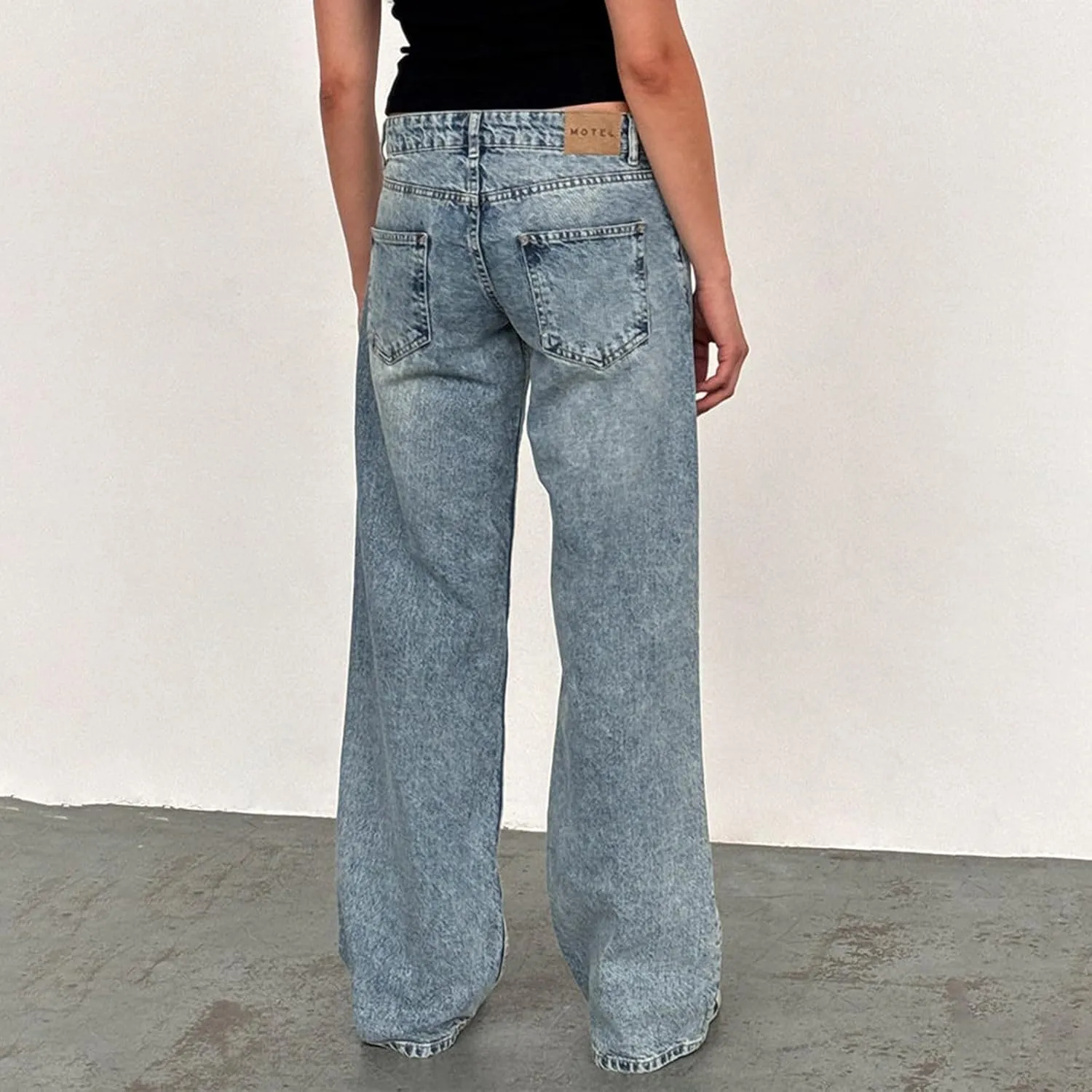 Women's Y2K Baggy Jeans Trendy Low Rise Jeans Casual Straight Leg Jeans Loose Boyfriend Denim Pants Fall Outfits
