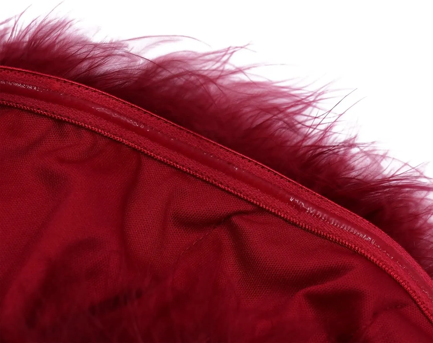 ZGMYC Women's Sexy Feather Crop Top Furry Faux Fur Strapless Tube Top Bandeau Sleeveless Camisole for Party Clubwear