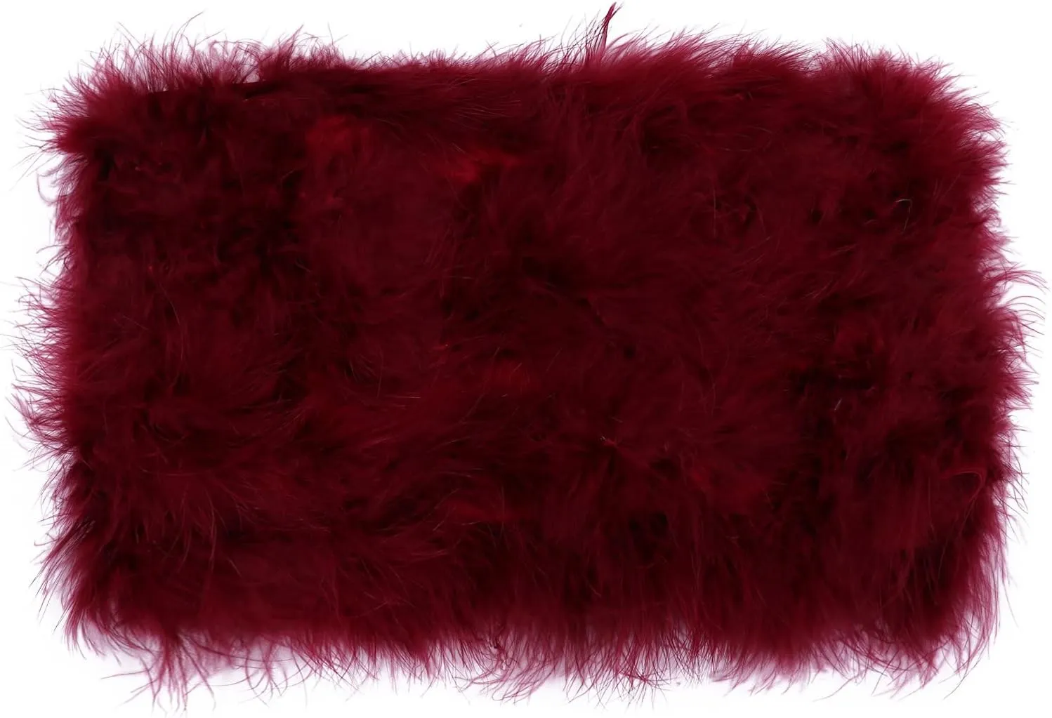 ZGMYC Women's Sexy Feather Crop Top Furry Faux Fur Strapless Tube Top Bandeau Sleeveless Camisole for Party Clubwear